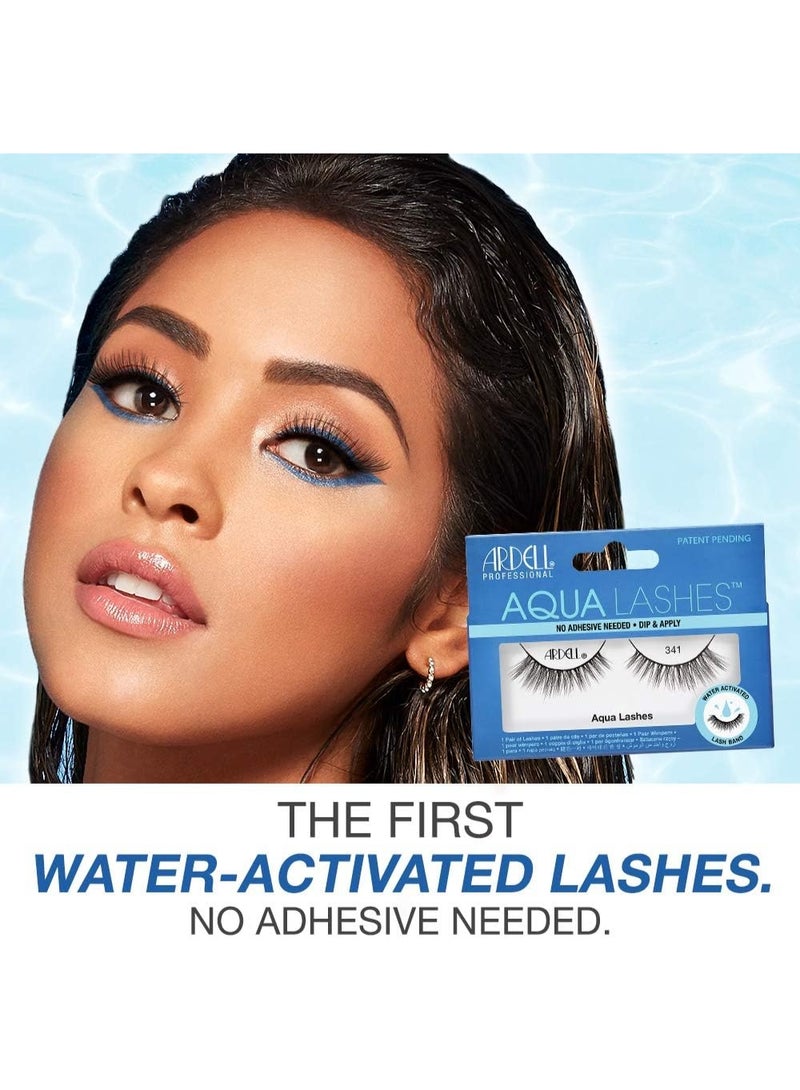 ARDELL Aqua Lashes™ Water-Activated, Adhesive-Free False Eyelashes style 341 - Image 4